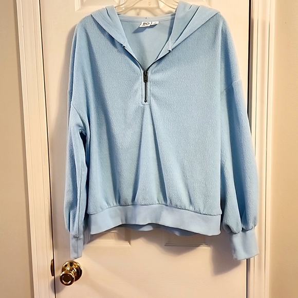 ROXY hoodie soft blue - Picture 1 of 5